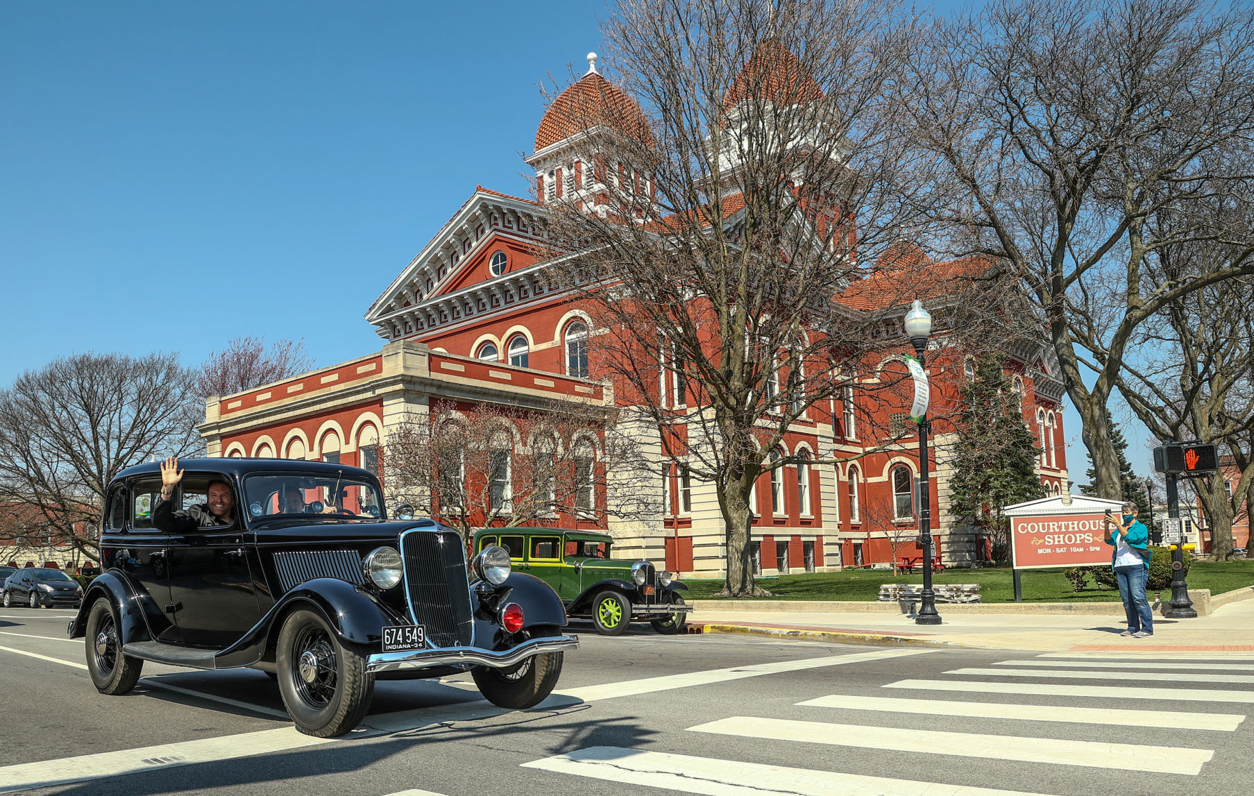 The car John Dillinger used to escape from Crown Point returns to Crown Point.